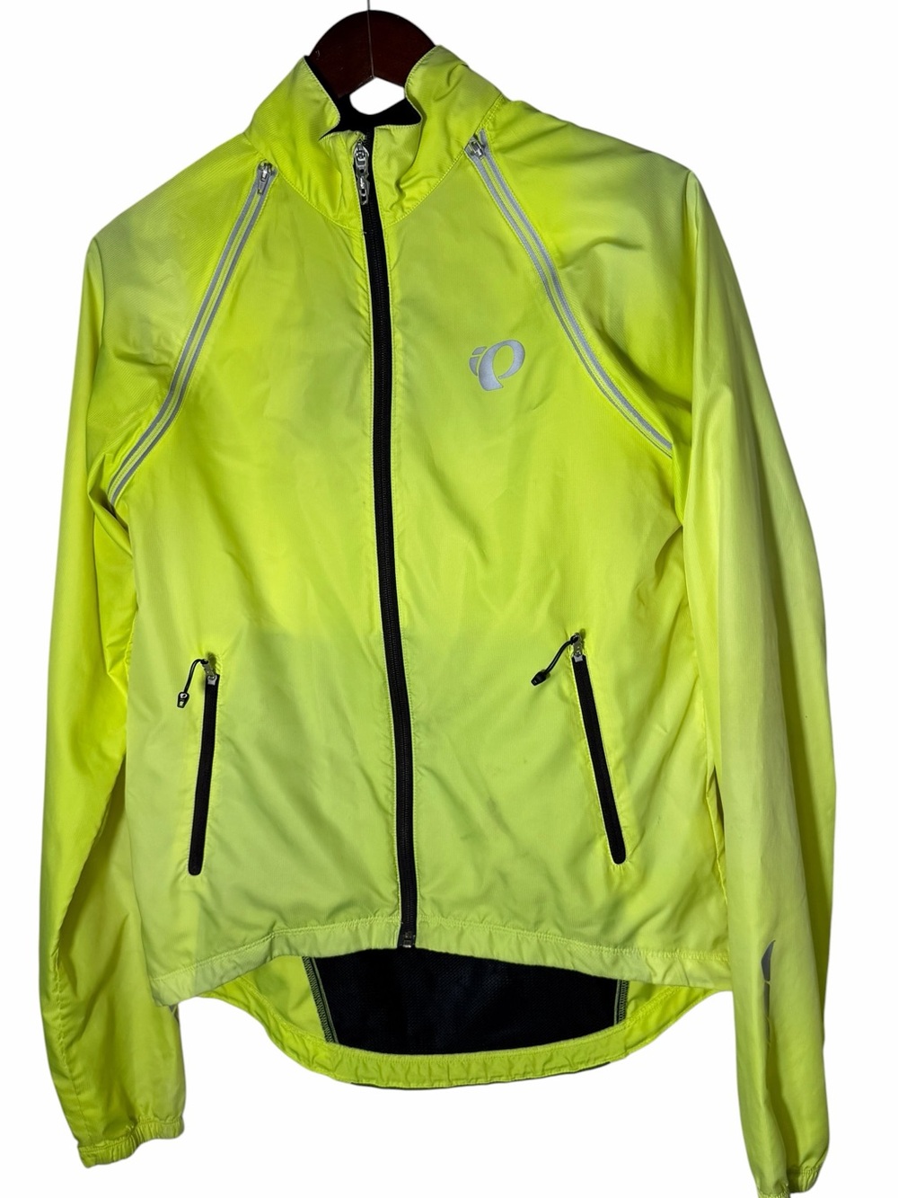 Pearl Izumi ELITE Barrier Convertible Jacket Men’s Medium Hi-Vis Yellow Cycling